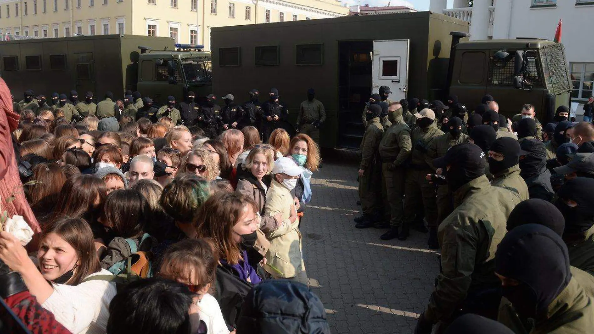 Marcha Mujeres Minsk-EFE